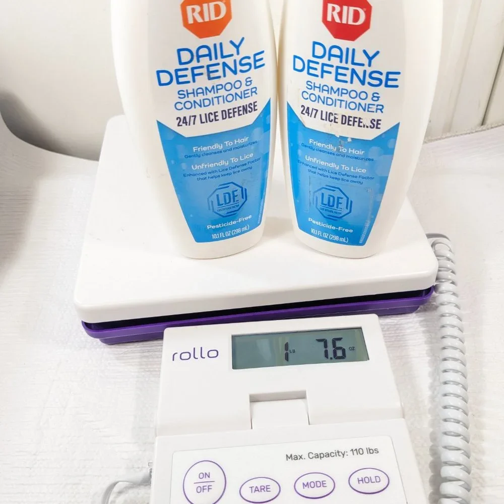 NEW set 2‎ RID Daily Defense Shampoo & Conditioner 24/7 Lice Defense daily use